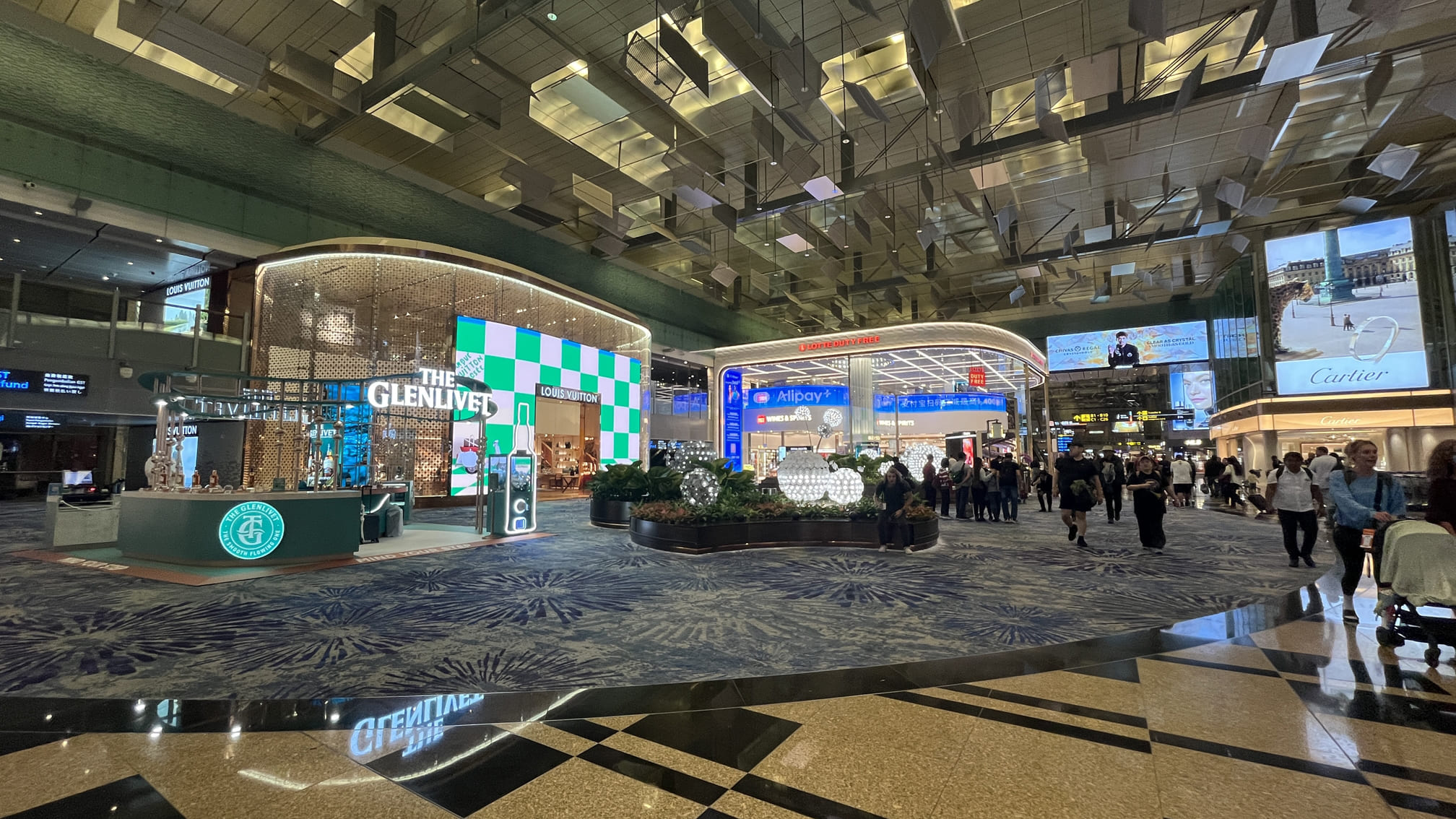 新加坡樟宜機場免稅店們