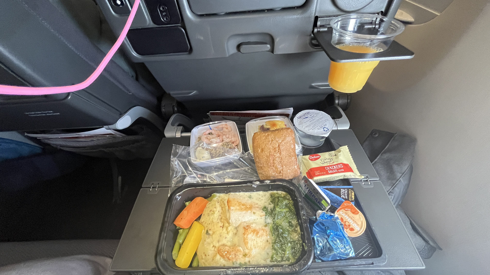 新加坡航空回程飛機餐